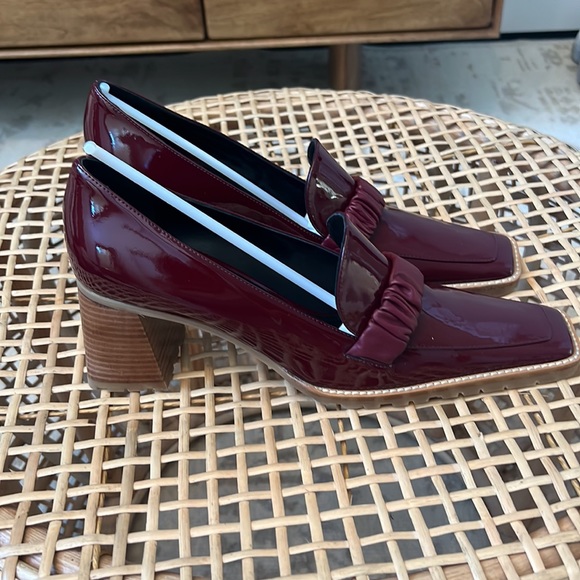 Elleme Paris Chouchou Heel Loafter Patent Burgundy - Picture 4 of 10